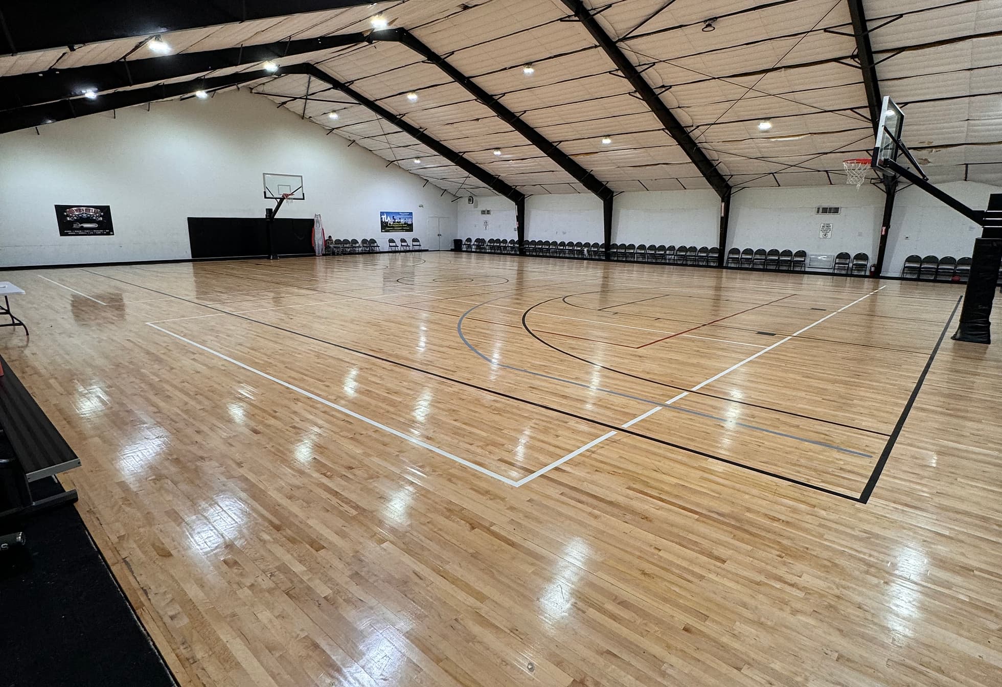 New Wave Academy basketball court